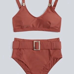 SHEIN Rust Bikini Set